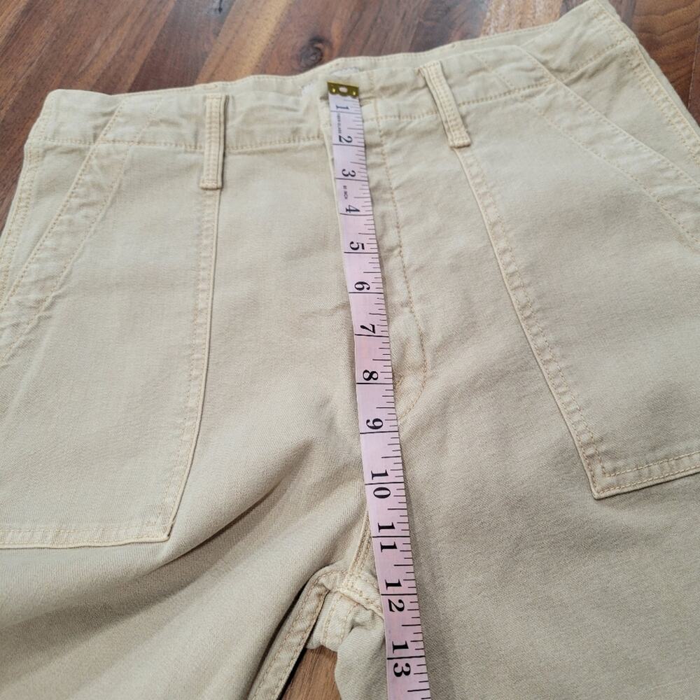 MOTHER The Patch Pocket Private Ankle Jeans Cargo Pants In Khaki Size 27 - Picture 9 of 11